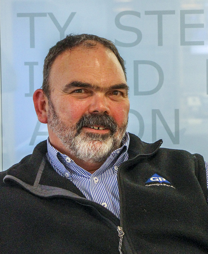 Fritz Mason, president and general manager of Georgia-Pacific Lumber